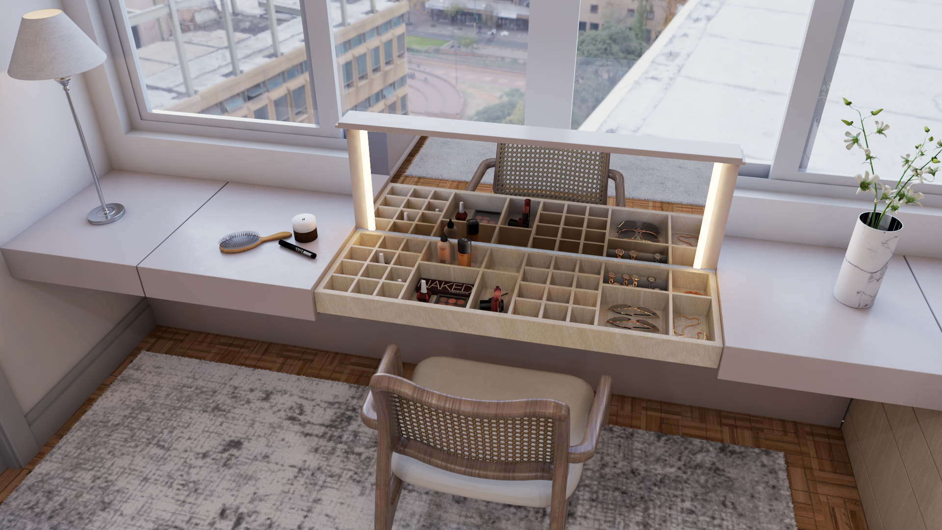 Reforma de uma suíte máster em um apartamento antigo